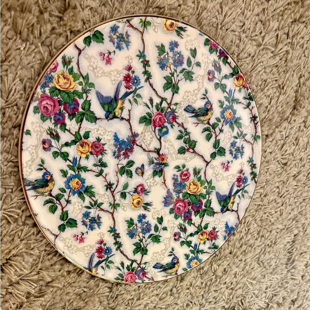 Vintage - Royal Tudor Ware Barker Bros Ltd England Cake Platter 11.5 Inch